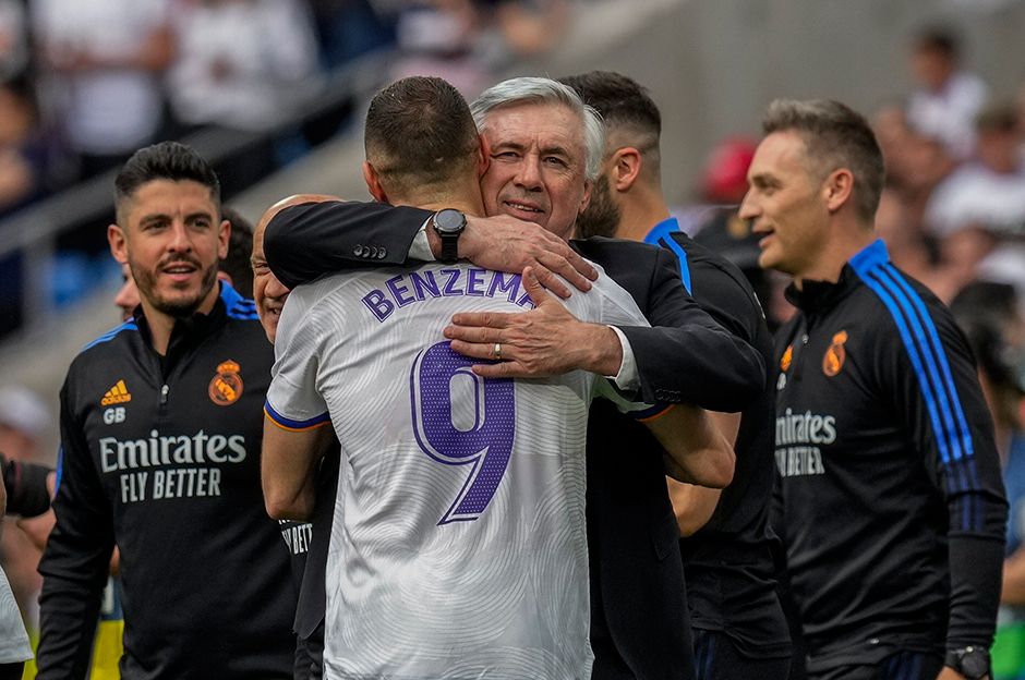 Carlo Ancelotti and Karim Benzema don win Uefa Coachie and Player of the Year 2022
