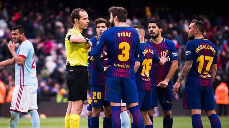 Barcelona don deny say dem pay referee oga €1.4bn to help them do ojoro