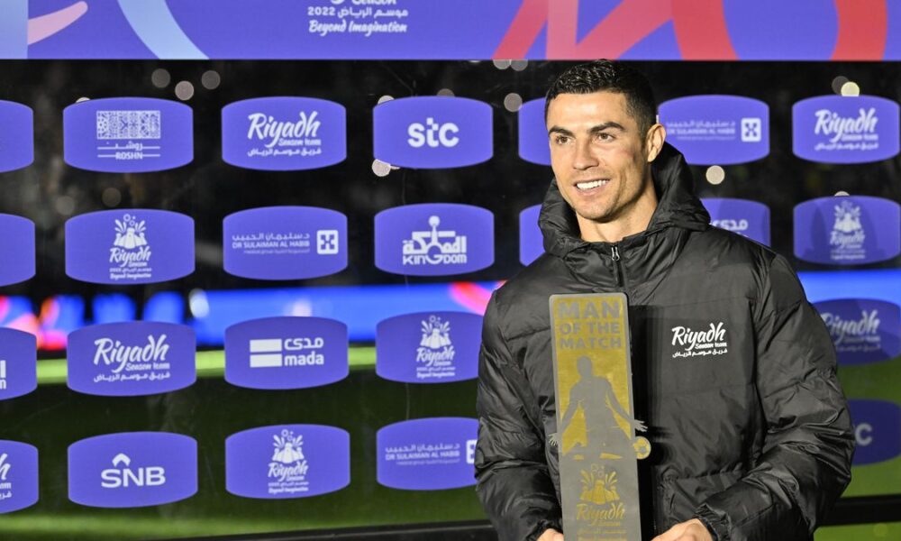 Cristiano Ronaldo don win Saudi League Footballer of the Month award