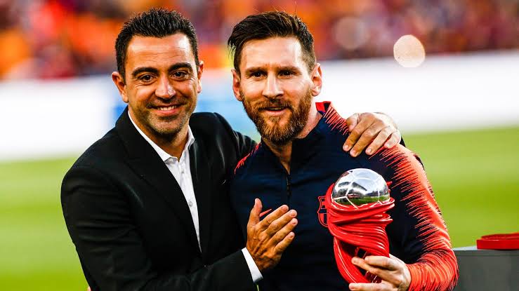 Messi fit play for Barca next season as Xavi don dey beg am to come back home